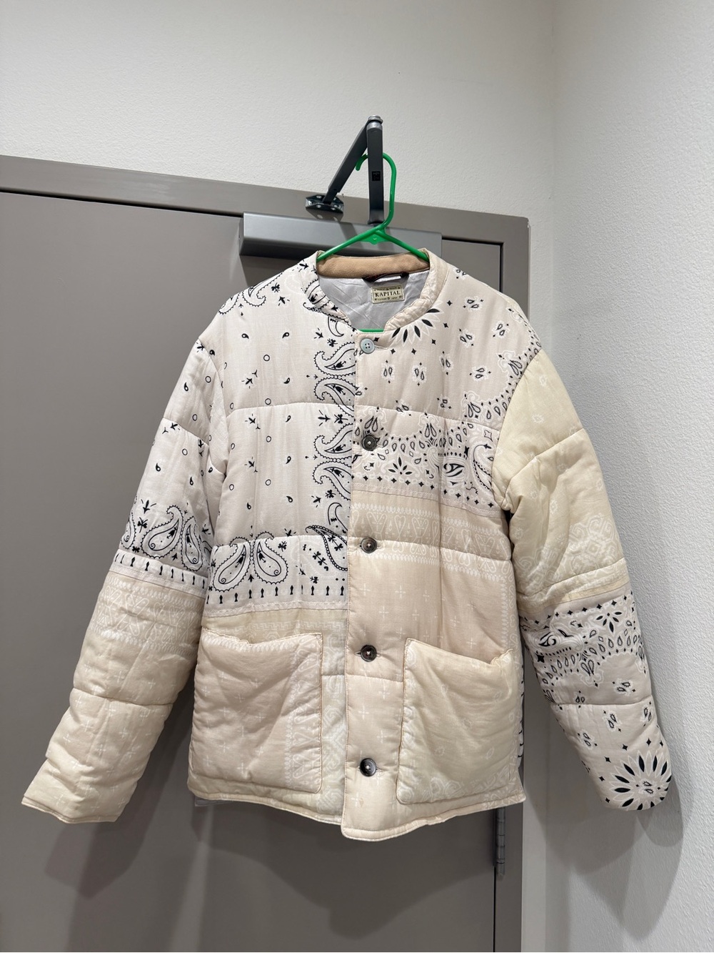 Kapital Gauze Bandana Patchwork Quilted Blouson Jacket